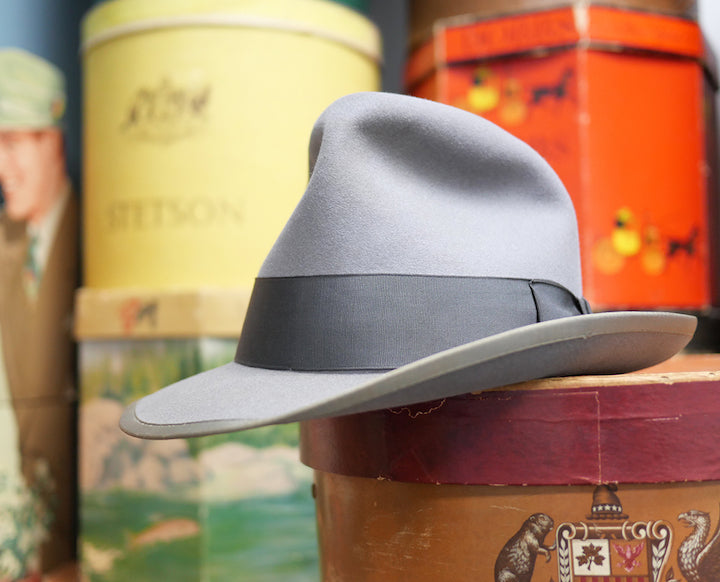 正規品爆買いSTETSON ステットソン　50年代　ヴィンテージ　ハット　ジョニーデップ 帽子