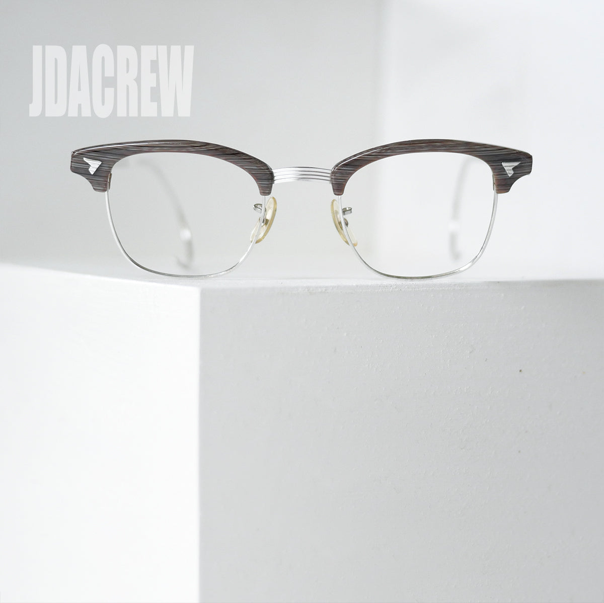 American Optical】12KGF アメリカンオプティカル AO サーモント・ウォルナッツ 46/22 ヴィンテージ