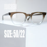 TITMUS Z87 セーフティー ブラウンフェード ホーンリム ヴィンテージメガネ