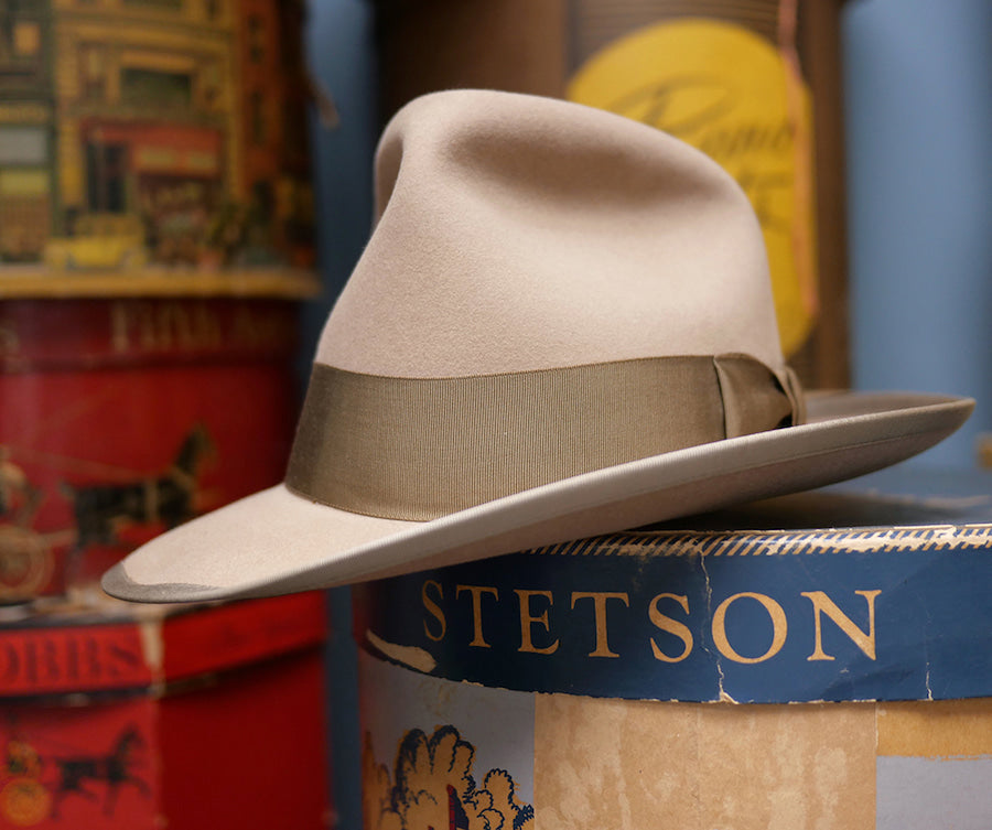 メンズ50s vintage stetson whippet 3/8 59cm