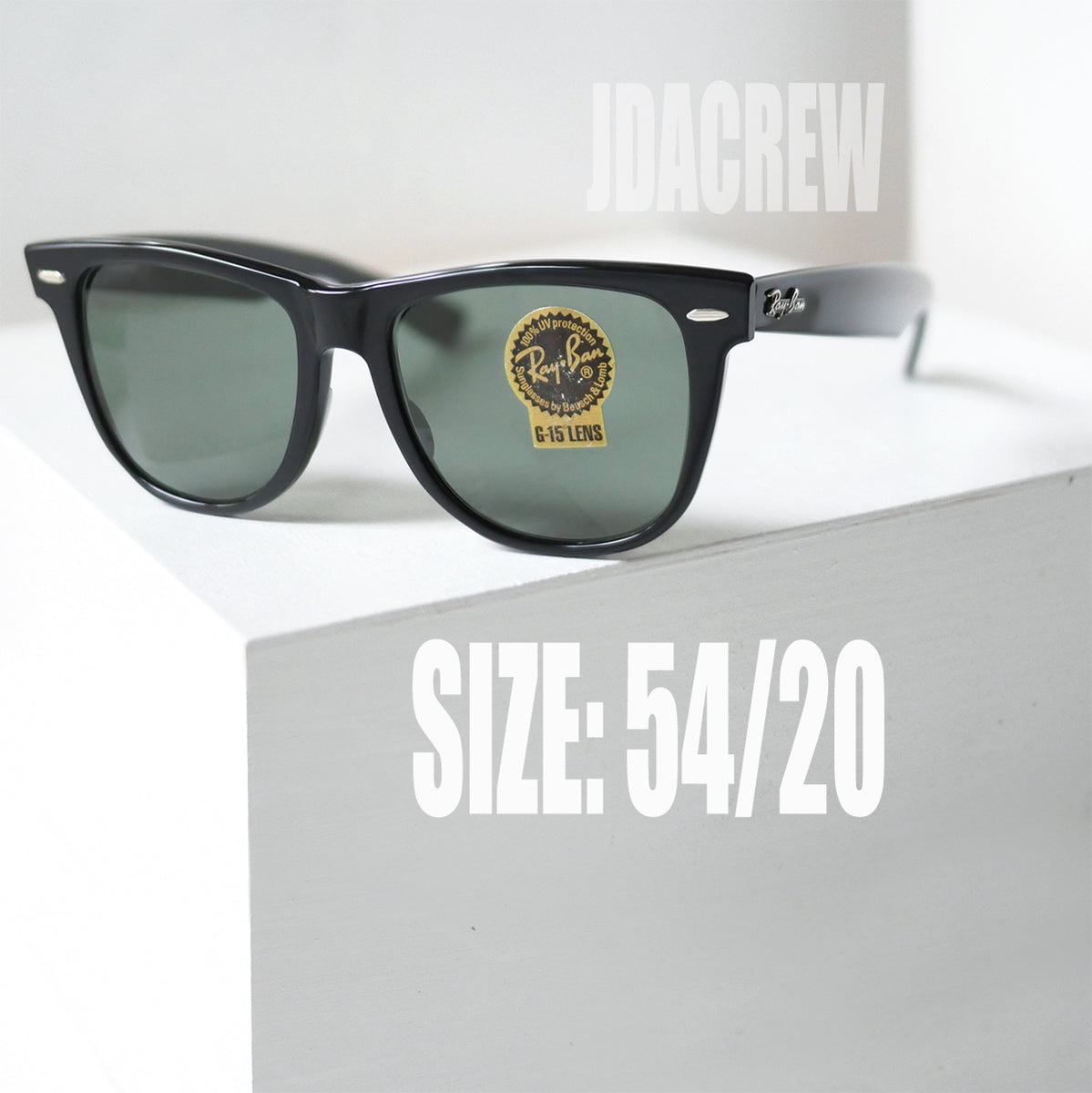 【Ray-Ban】1990's B&L レイバン ウェイファーラー2・ブラック 54/20 DEADSTOCK ヴィンテージ