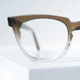 TITMUS Z87 セーフティー ブラウンフェード ホーンリム ヴィンテージメガネ