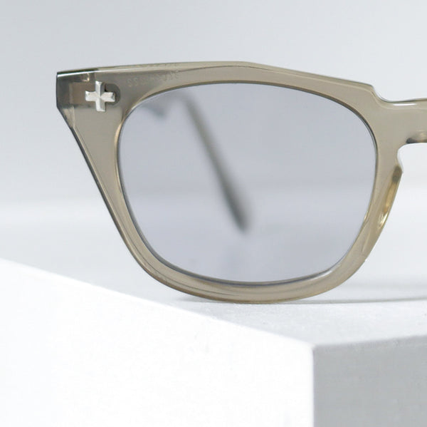 1960年代 Bausch & Lomb Z87 セーフティーグラス スモークグレー ホーンリム USA製 ヴィンテージ眼鏡 デッドストック