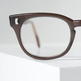 1960-70年代ヴィンテージメガネ Liberty 9PAR 48/22 ブラウンスモーク ホーンリムウェリントン型デッドストック アメリカ製