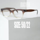 ミッドセンチュリーデザインが特徴の SRO マルコ ブラウンフェード 極太フレーム 1960年代ヴィンテージメガネ