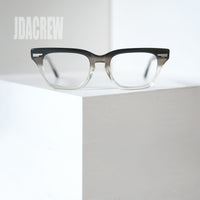 1960年代シュロン製ヴィンテージメガネ shuron mitch ホーンリム黒縁眼鏡