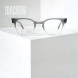 Tart Optical Bryan vintage horn rim grey fade made in USA 1970s deadstock