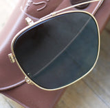 【American Optical】クリップオン・グレー (46) ヴィンテージ DEADSTOCK