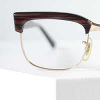 【American Optical】アメリカンオプティカル 12KGF コンフィデンシャル・ブラウンブライアー 46/22 ヴィンテージ