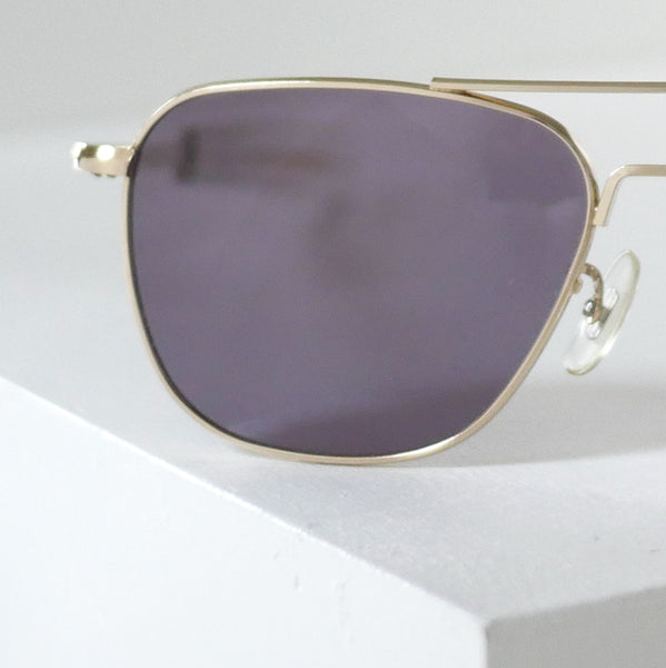 1970年代American Optical FG58 アビエーターサングラス ゴールド ヴィンテージデッドストック アメリカ製