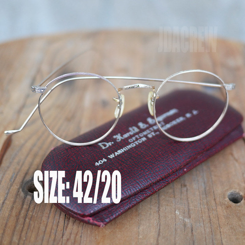 ヴィンテージ メガネ 金張り オーバル M27 american-optical-hibo-vintage-