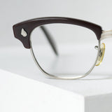 【American Optical】アメリカンオプティカル Z87 セーフティー・コンビネーション ブラウン 46/22 ヴィンテージ