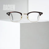 American Optical サーモント 42/22。ローズウッドの12KGFコンビフレーム。1950〜1960年代製、マルコムX愛用モデルのヴィンテージメガネ。デッドストック品。