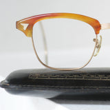 1950〜1960年代 American Optical Sirmont ハニーアンバー 12KGF ヴィンテージメガネ デッドストック USA製