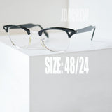 マルコムXも愛用 ヴィンテージ サーモント メガネ アメリカンオプティカル ブラックフレーム 48/24 サイズ