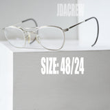 1960〜70年代 American Optical製 ヴィンテージ セーフティーメタル眼鏡 クロームシルバー 48/24 デッドストック USA製