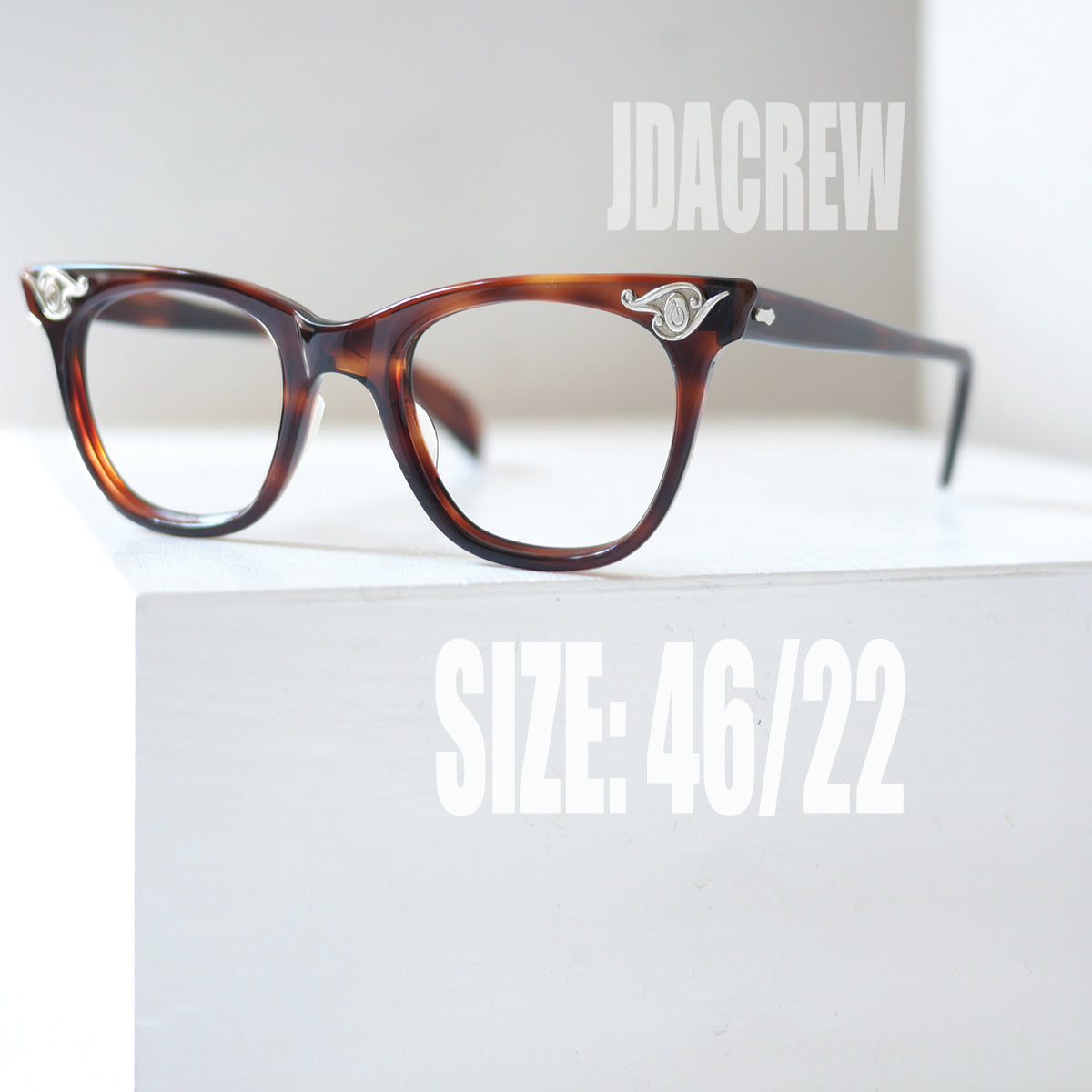 40s AmericanOptical オーバーサイズリベット　アールデコ 40s AmericanOptical オーバーサイズリベット アールデコ