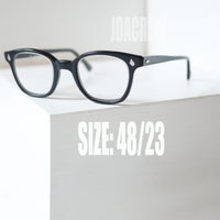 【American Optical】アメリカンオプティカル Z87・ブラック 48/23 ヴィンテージ