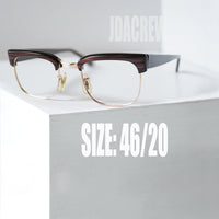 【American Optical】アメリカンオプティカル 12KGF コンフィデンシャル・ブラウンブライアー 46/20 ヴィンテージ