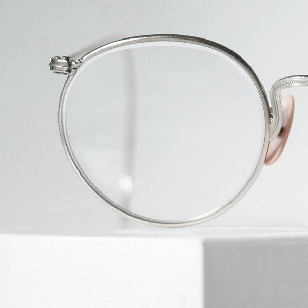 【American Optical】アメリカンオプティカル フルヴュー・ メタルラウンド 48/21 ヴィンテージ