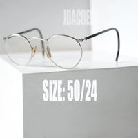 【American Optical】アメリカンオプティカル フルヴュー・メタルラウンド 50/24 ヴィンテージ