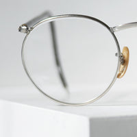 【American Optical】アメリカンオプティカル フルヴュー・メタルラウンド 50/24 ヴィンテージ