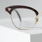 【American Optical】アメリカンオプティカル インフルエンシャル 12KGF・ブラウンストーン 46/22 ヴィンテージ