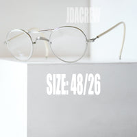 【American Optical】アメリカンオプティカル スペクタクル・ メタルラウンド 48/26 ヴィンテージ