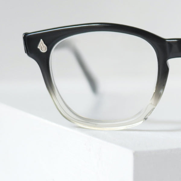 【American Optical】アメリカンオプティカル Z87 セーフティー・ブラックフェード 46/20 ヴィンテージ