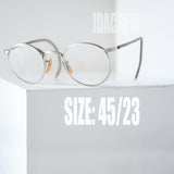 1950〜60年代 ボシュロム製 フルヴュー・メタルラウンド ヴィンテージ眼鏡 シルバー デッドストック USA製 45-23 ケーブルテンプル