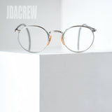 1950〜60年代 ボシュロム製 フルヴュー・メタルラウンド ヴィンテージ眼鏡 シルバー デッドストック USA製 45-23 ケーブルテンプル