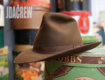 1950年代 Borsalino ヴィンテージフェドラハット TRIONFO チョコレート 5 1/2 (58.2cm) イタリア製 