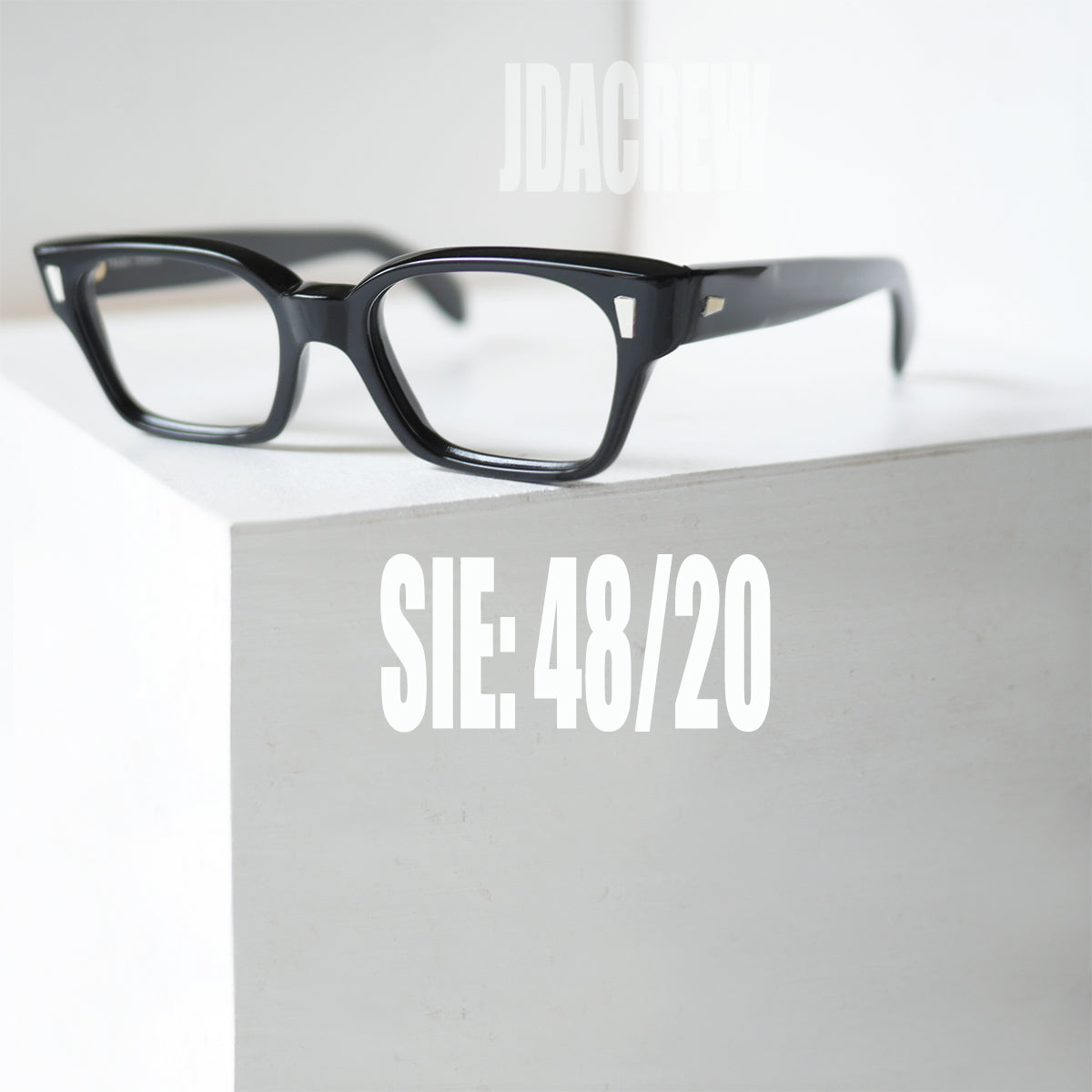 Frame France BUDDY ブラック 48/20 ヴィンテージメガネ