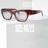 【Frame France】スターシールド アンバー ウェリントン 46/22 ヴィンテージサングラス