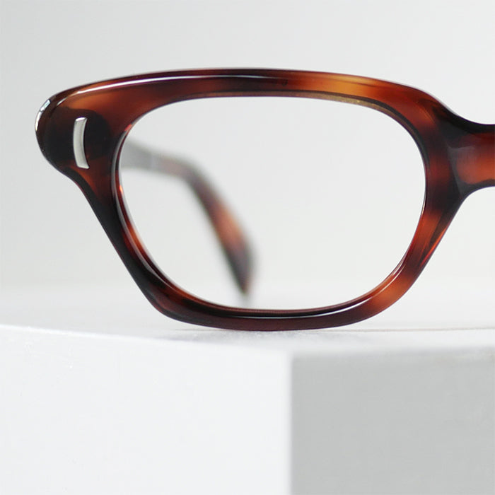 Frame France ヴァランス アンバー ウェリントン ヴィンテージメガネ Frame France ヴァランス アンバー ウェリントン ヴィンテージメガネ