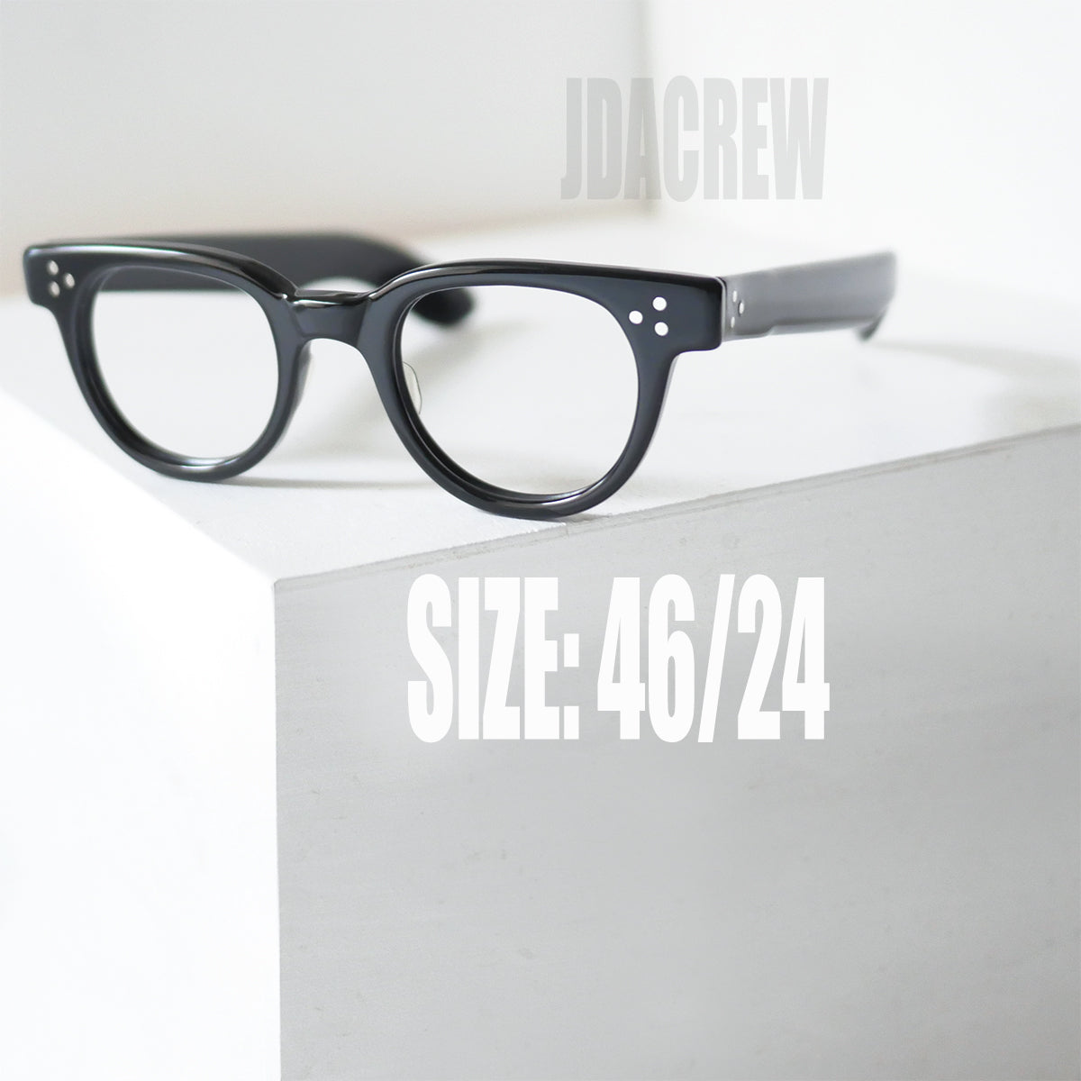 Imperial インペリアル No.450 FDR・ブラック 48/22 ヴィンテージメガネ