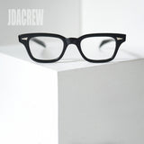 1960年代製 Imperial No.2359 ヴィンテージメガネ ブラック ウェリントン型 フロントビュー