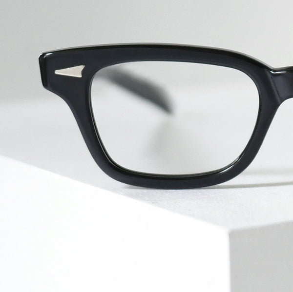 インペリアル No.2359 ヴィンテージメガネ テンプル部分のディテール ブラックカラー