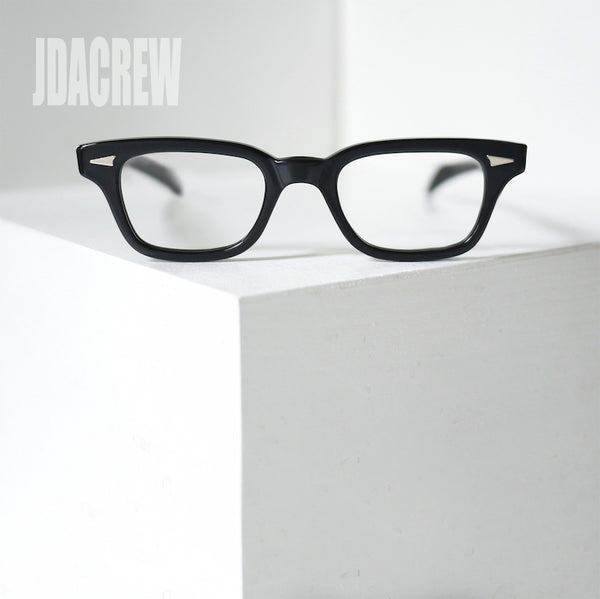 IMPERIAL / メガネ/ウェリントン/BRW/メンズ デッドストック】Imperial No.2359 46/22 ブラック ヴィンテージ眼鏡