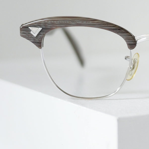 【American Optical】アメリカンオプティカル 12KGF インフルエンシャル・ウォルナッツ 44/22 ヴィンテージ