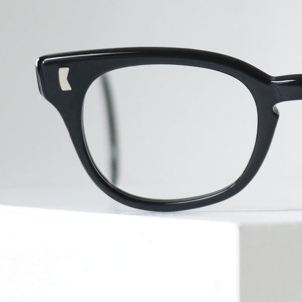 ヴィンテージ Liberty 9 PAR ホーンリム ウェリントン ブラック メガネフレーム