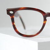 ジョニーデップ愛用 Liberty キーホール ホーンリムウェリントン アンバー 46/24 ヴィンテージメガネ デッドストック アメリカ製 up