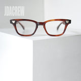 1960年代ヴィンテージ Graceline G.M.12 ホーンリム ウェリントン眼鏡 アンバー 正面全体像