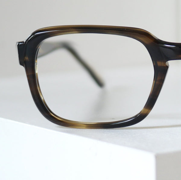 1960年代ヴィンテージ MARINE Alive 3300 アンバー ウェリントンフレーム メガネ