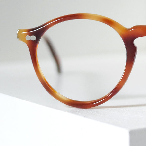 【MAY Optical】フルヴュー No.070 FV・ハニーアンバー 48/22 ヴィンテージ