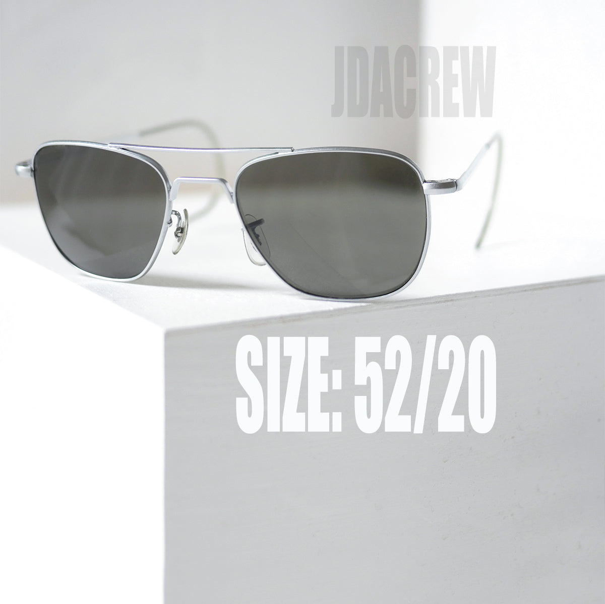 Randolph Aviator サングラス シルバー Aviator - Satin Silver | Randolph USA