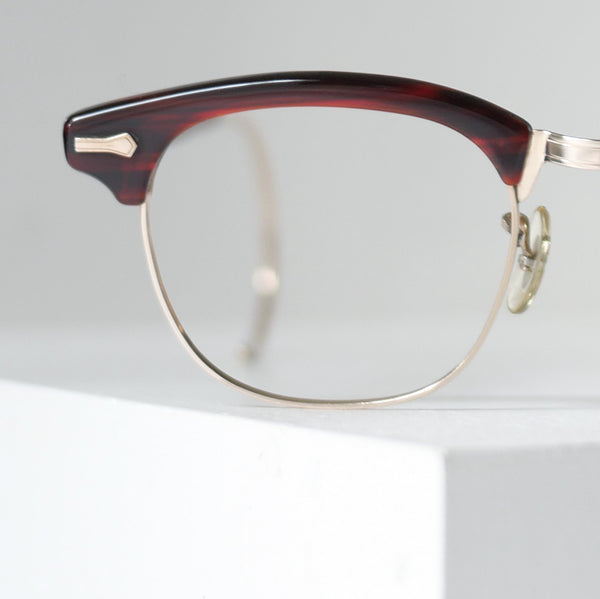 【Shuron】シュロン 12KGF ロンサー・アンバー 46/24 ヴィンテージ