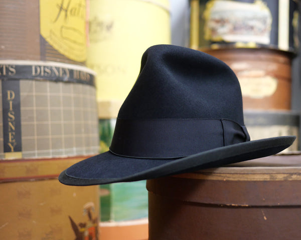 【Royal Deluxe Stetson】1950s St.Regis・ロイヤルデラックス ステットソン・ミッドナイトブルー (58.2cm)  ヴィンテージ