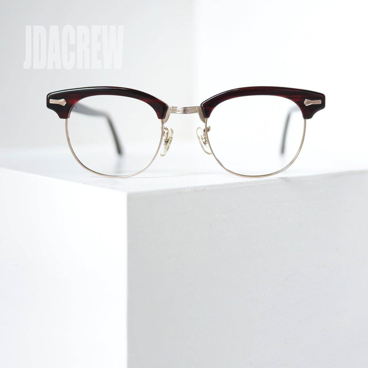 Shuron シュロン ロンサー アンバー 12kgf サーモント ヴィンテージメガネ