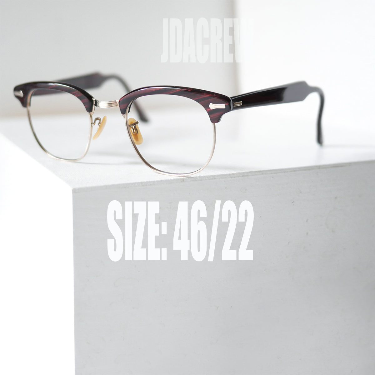 デッドストック】60s シュロン ロンサー 12KGF メガネ ヴィンテージメガネ